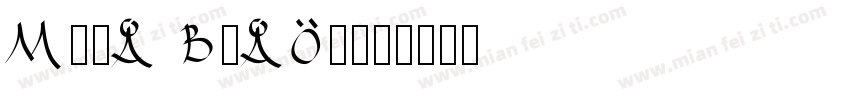 Mina Black字体转换